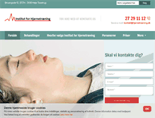 Tablet Screenshot of hjernetraening.dk